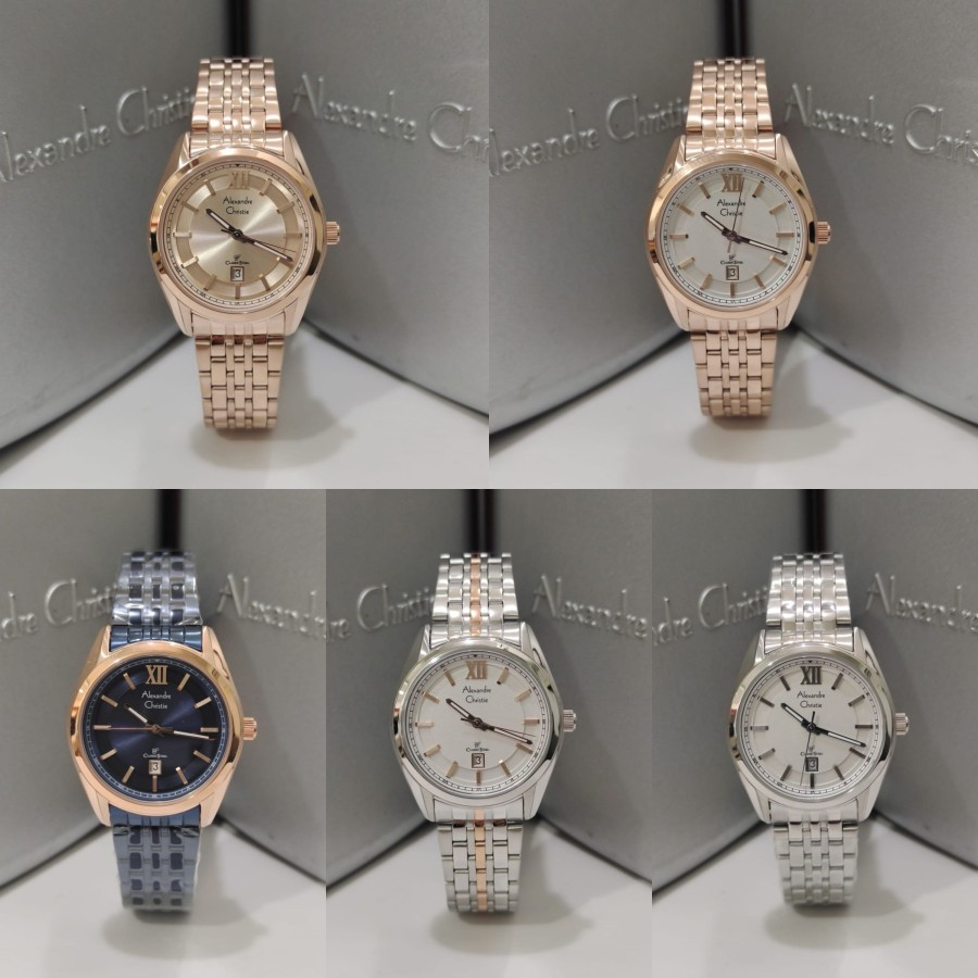 Jam Tangan Wanita Alexandre Christie AC 8690 AC8690 Series Terbaru Original