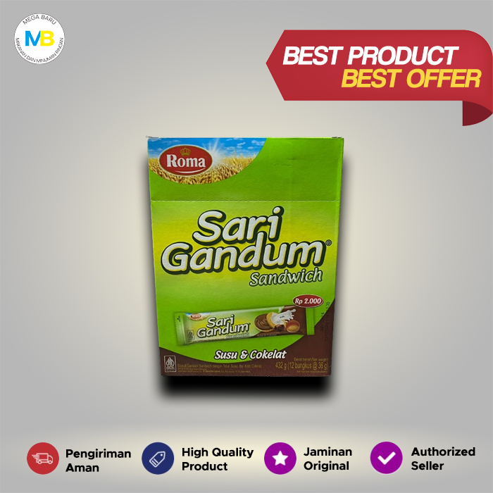 

Roma Sari Gandum Sandwich 36 g