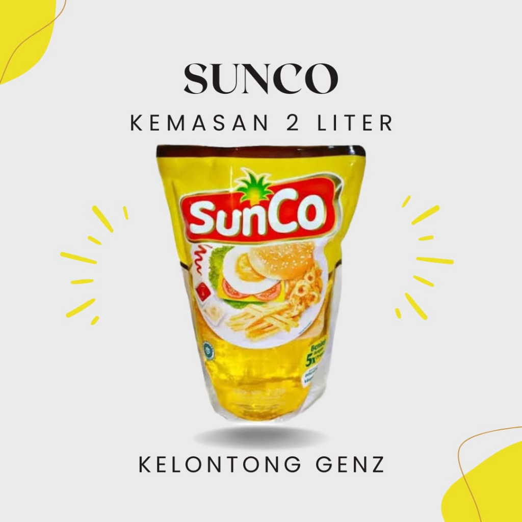 

Minyak Goreng Sawit SunCo Sunco Terbaik Premium Kemasan 2L / 2 Liter Refill Pouch