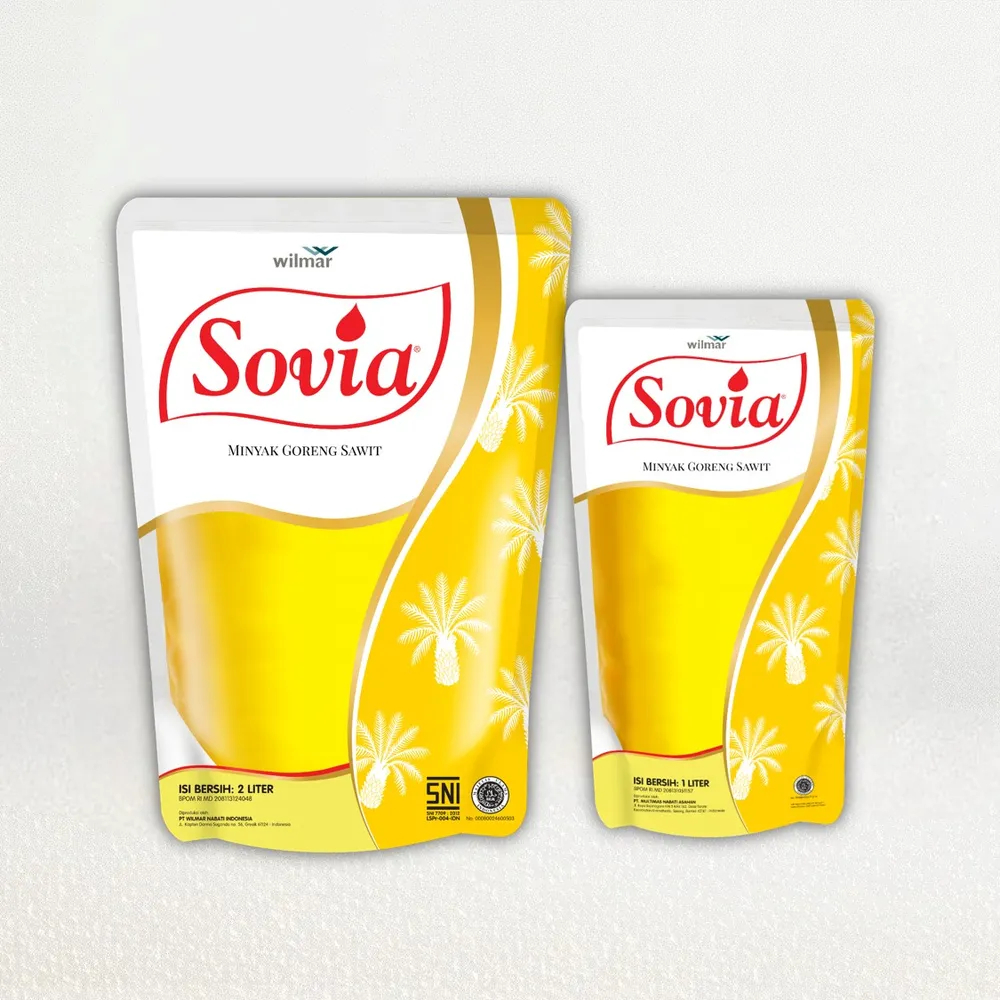 

Sovia minyak goreng refil 1 & 2 liter