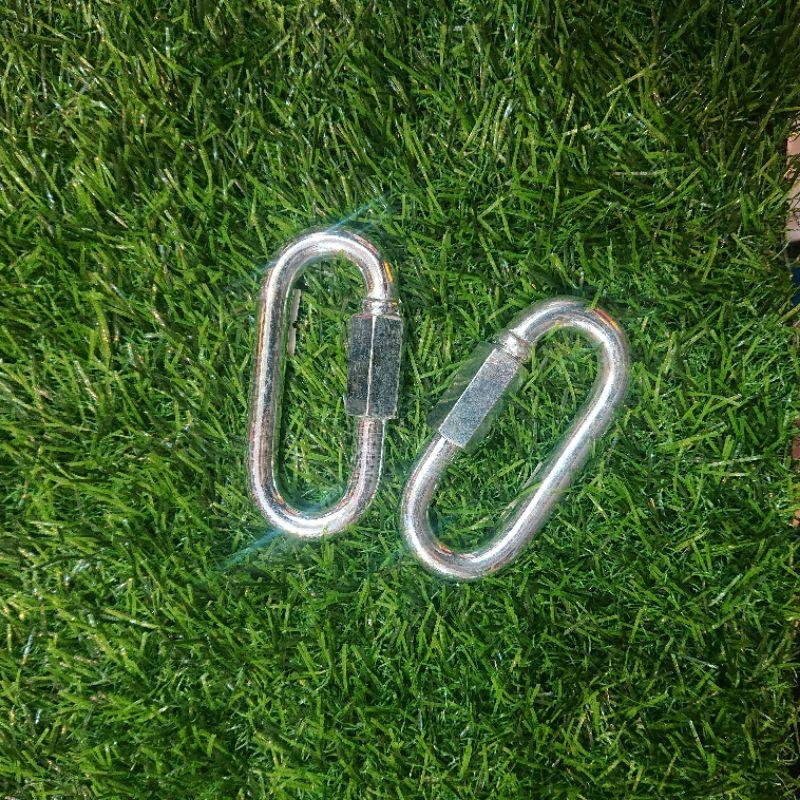 Mailon rapid 10mm oval steel Mr rapide Carrabiner screw lock oval quicklink connector