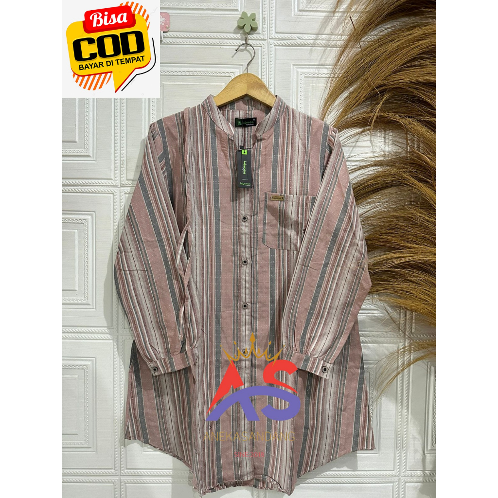 Tunik Triset Motif Salur