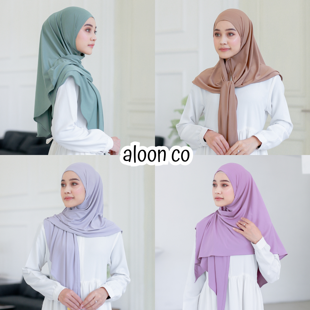 Hijab Segitiga Instant Jersey by aloon.co