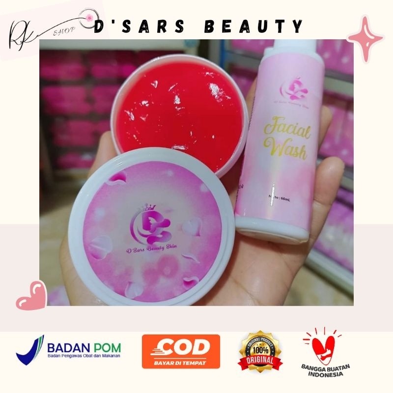 SEPAKER CREAM D'SARS BEAUTY LOW BUDGET ( FREE GIFT )