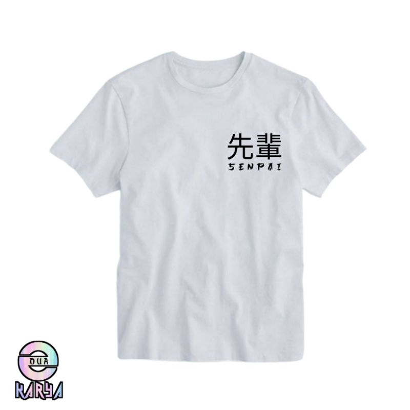 kaos senpai senior  t-shirt / kaos distro jepang / baju distro jepang