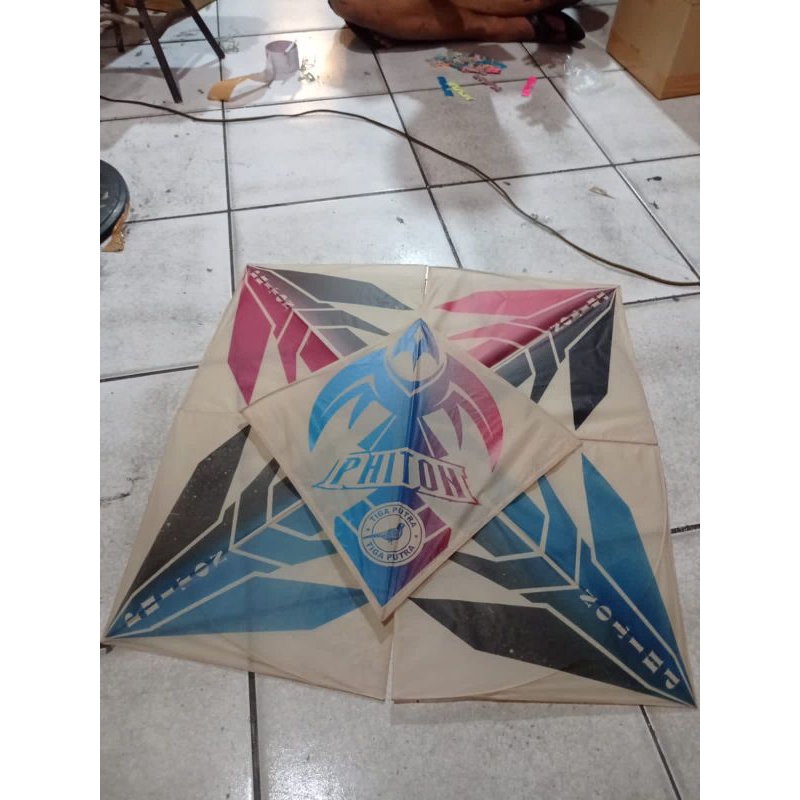 layangan Sukhoi standard kertas tisu, dapat 100 pcs