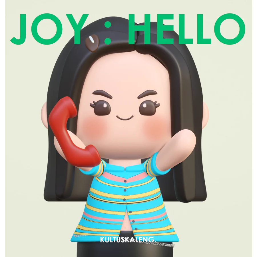 [READY STOCK] KULTUSKALENG Red Velvet Fan Made Keyring - JOY
