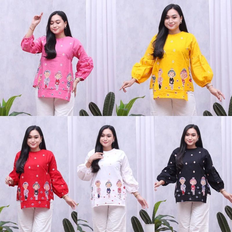 Blus Batik Mbok Jamu Wanita - Sekar Ayu Batik