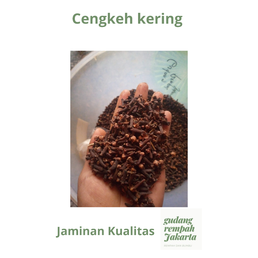 

cengkeh 100 gram kering/cengkeh ab/cengkeh spek ekspor