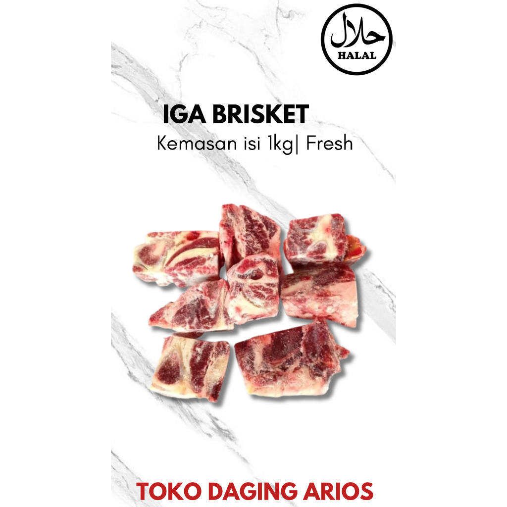 

Iga Brisket 1kg Daging Sapi Segar dan Berkualitas