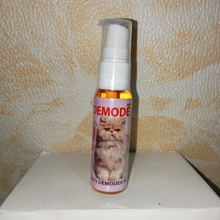 Spray Cat Anti Demodex Mites Untuk Kucing - Demodex 30ml