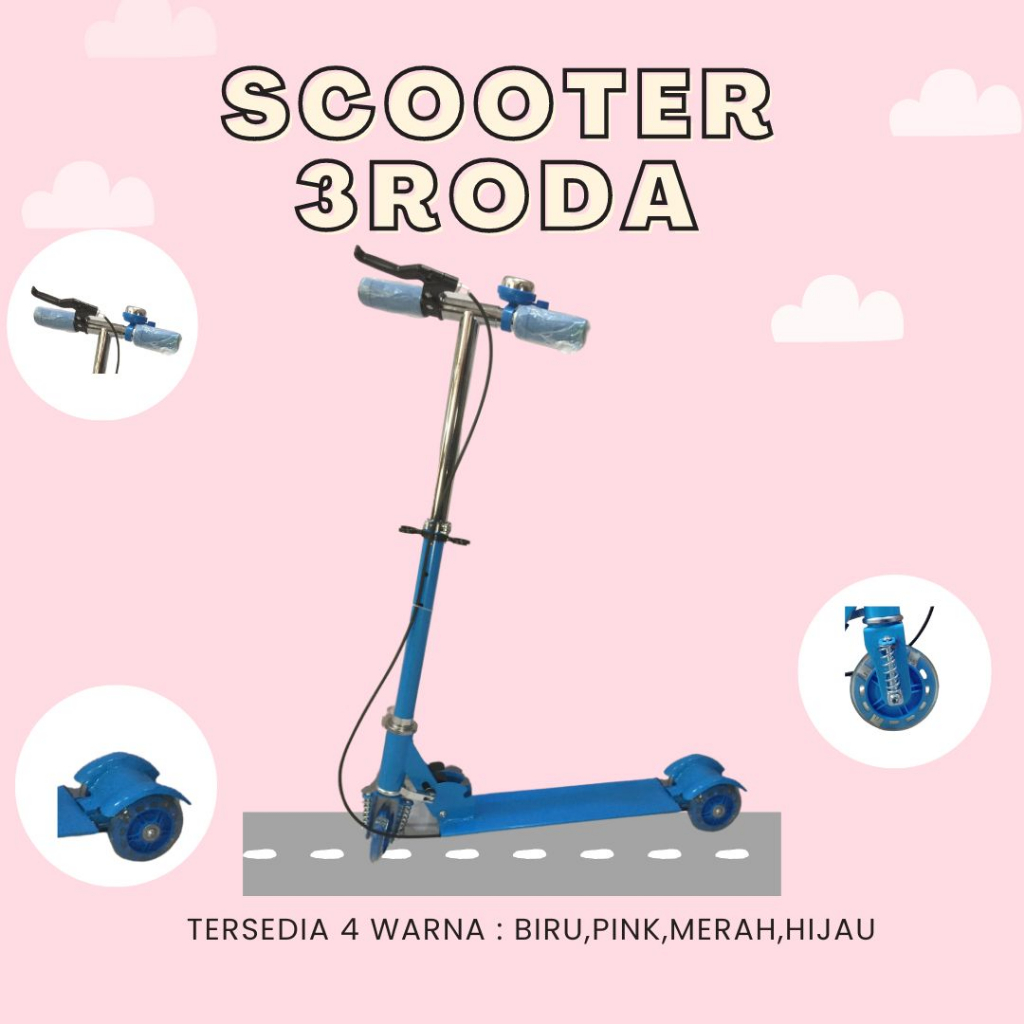 Scooter Anak / Scooter 3 Roda / Scooter Anak Roda 3 / Mainan Skuter Anak / Mainan Skuter 3 Roda / Skuter Anak Murah / Skuter Anak Viral / Maianan Anak Murah