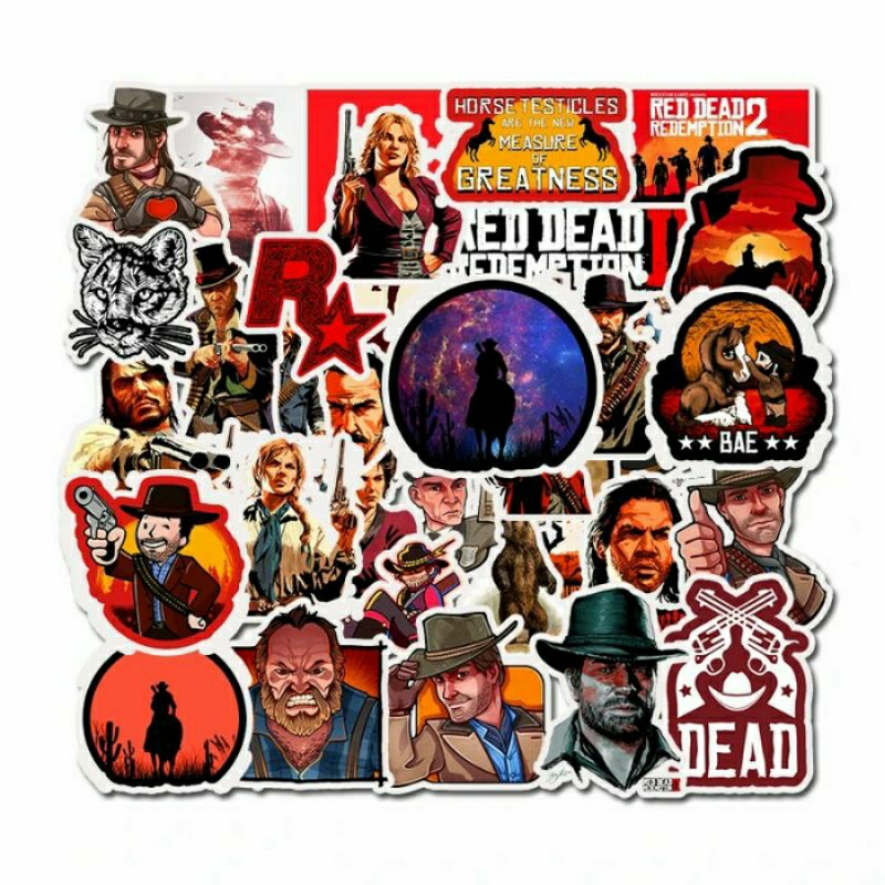 

Stiker Cutting RED DEAD REDEMPTION Vinyl Stiker Koper Laptop Dan Lainnya