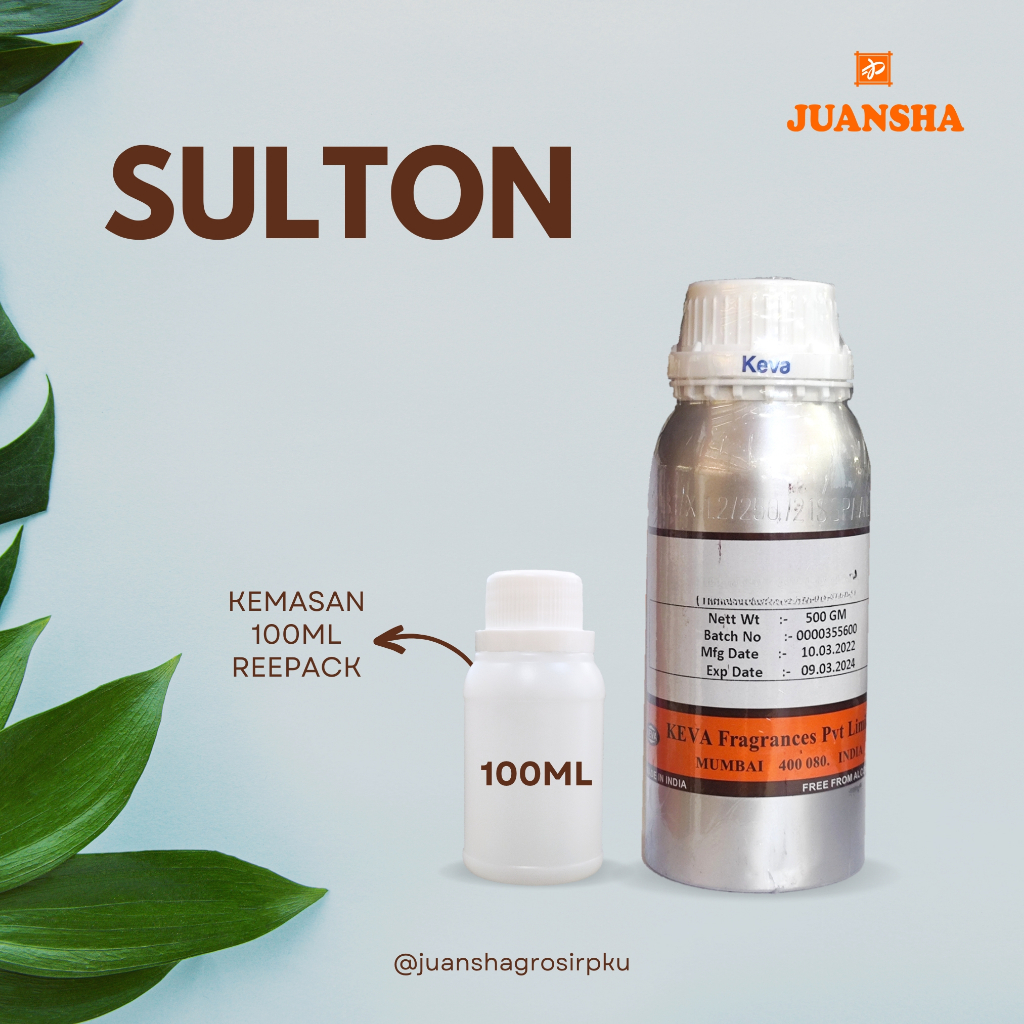 BIBIT PARFUM MURNI || SULTHON || KEVA || REPACK ||SULTAN || PARFUME