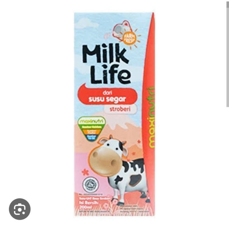 

susu milklife 200ml isi 5