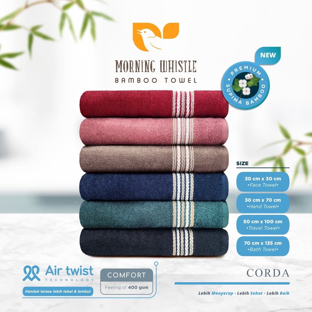 MORNING WHISTLE SUPIMA CORDA HANDUK KATUN BAMBU