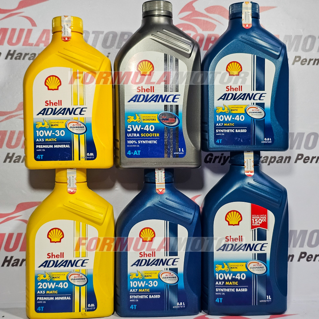 Oli Shell Advance Matic All Series - Oli Mesin Motor Metik/Skuter