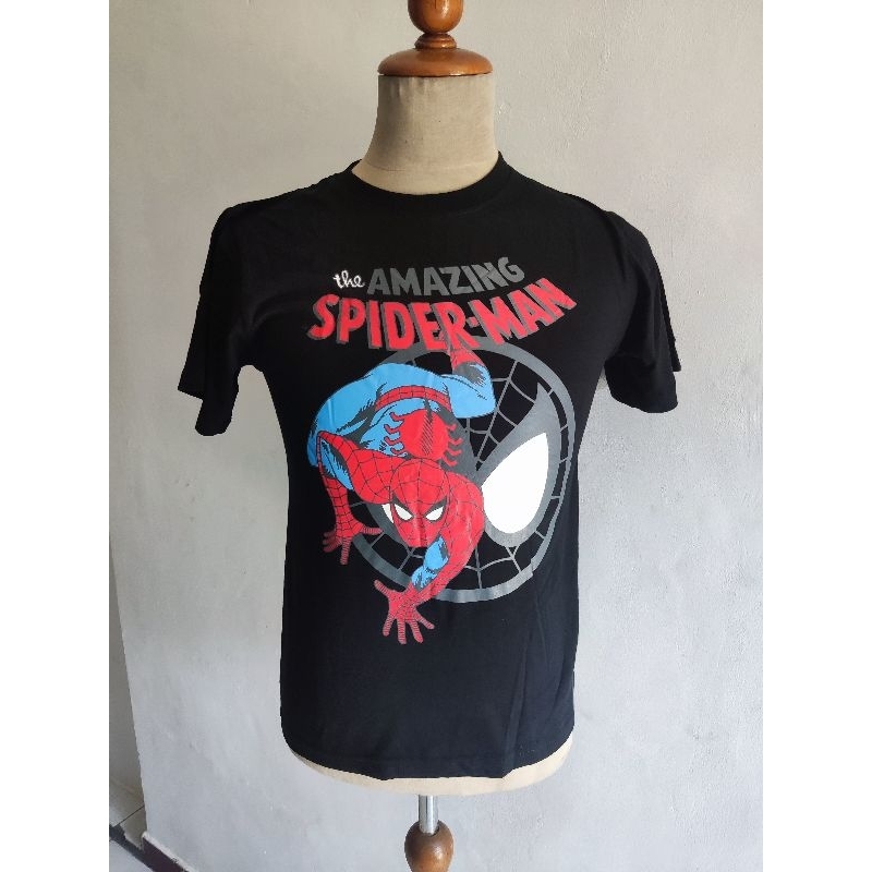 T-shirt Spiderman Black Anak Bossini Kids