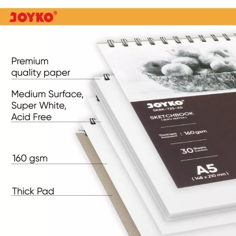 

Buku Sketsa Gambar Sketch Book Joyko SKBK-725