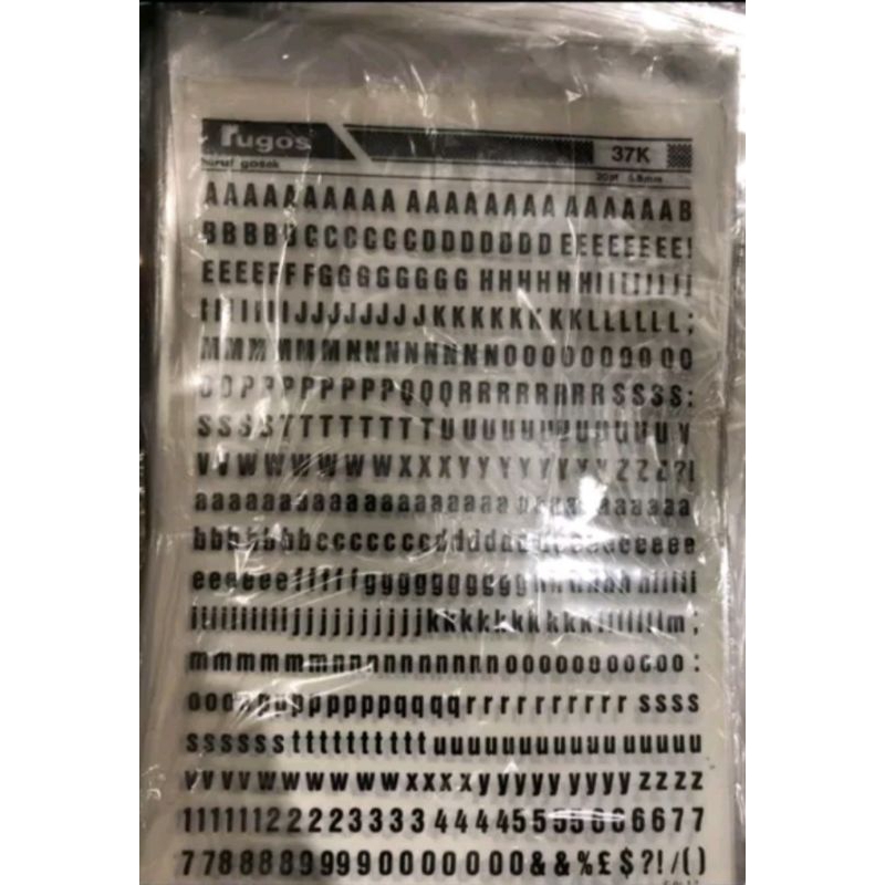 

rugos huruf&angka3mm-5.8mm hitam grosiran minimal order