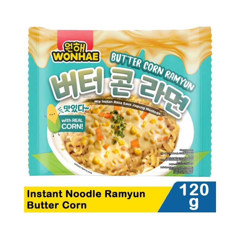 

Wonhae Instant Noodle Ramyun Butter Corn 120 g
