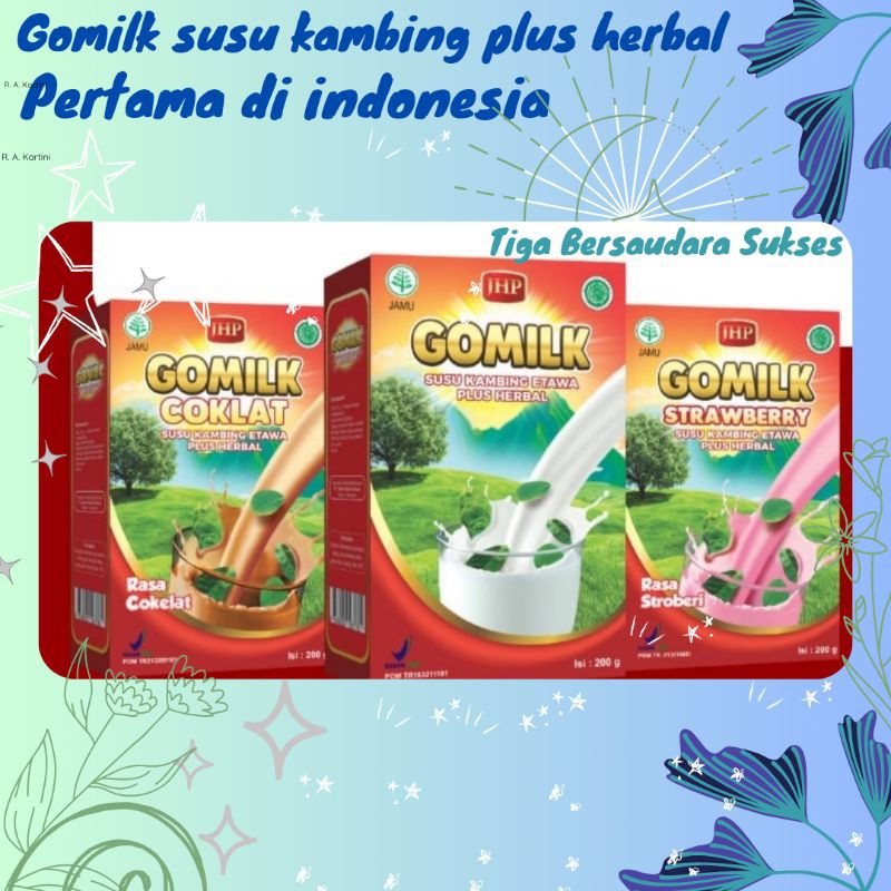 

Susu Etawa GOMILK Plus Herbal 200gr