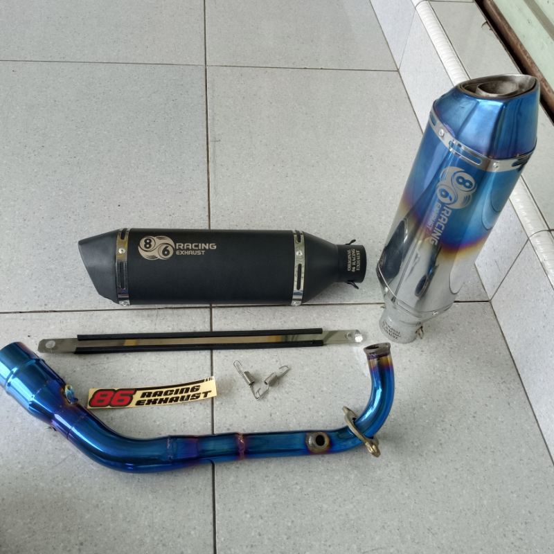 knalpot racing original 86 racing exhaust nmax aerox pcx lexy adv xmax mio beat vario fazzio free db