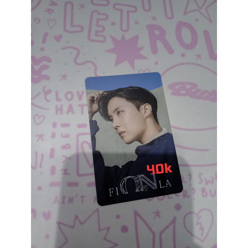 photocard official pc jhope jung hoseok bangtan sonyeondan hobi fila ina