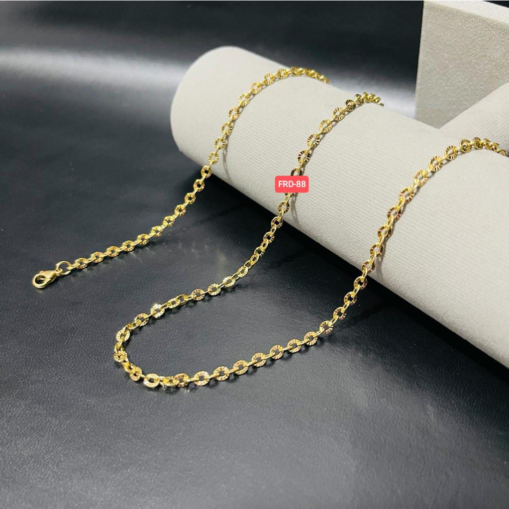 KALUNG TITANIUM PRIA WANITA MODEL NURI SILVER/EMAS/HITAM