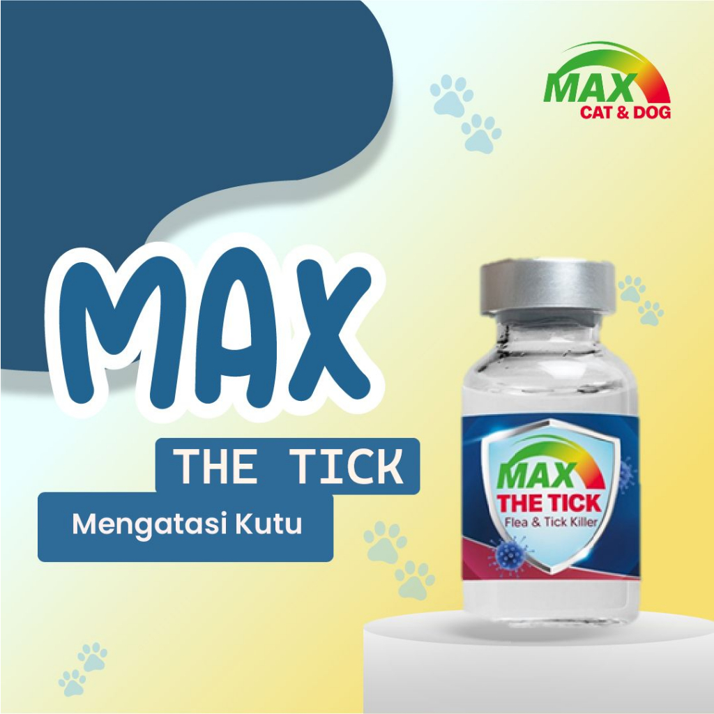 Obat Tetes Kutu Kucing Anjing Max THE TICK / THE TICK obat kutu tetes anjing kucing