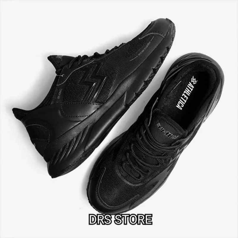 DRS STORE Athletica Official Shop - RX-King Full Black | Sepatu Olahraga | Sepatu Running | Sneakers