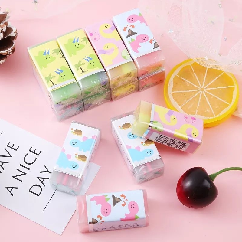 

Penghapus Eraser Karet Motif DINOSAURUS jelly (1pc)