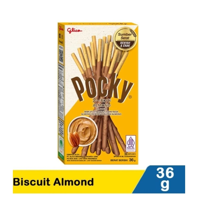 

Pocky biskuit stik almond