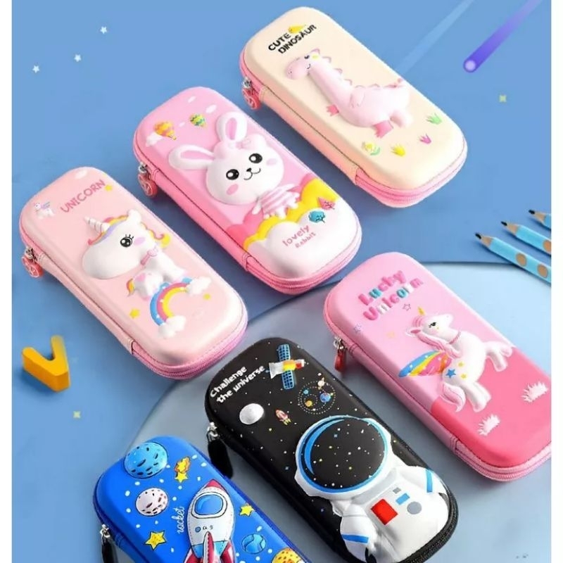 

Kotak Pensil Anak 3D timbul karakter bahan EVA anti air tempat pensil alat tulis