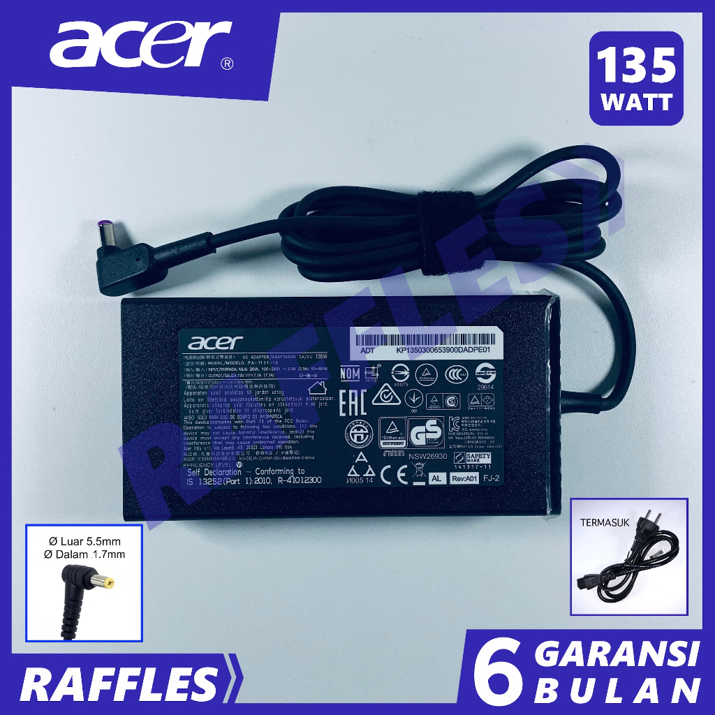Adaptor Charger Acer Nitro AN515-51 AN515-52 AN515-53