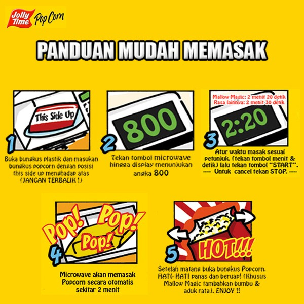 

XMASTER EXCLUSIVE MERRY JO X JOLLY TIME - PAKET MOVIE FUN (1BOB, 1FM, 1TBC) - MIRCOWAVE POPCORN