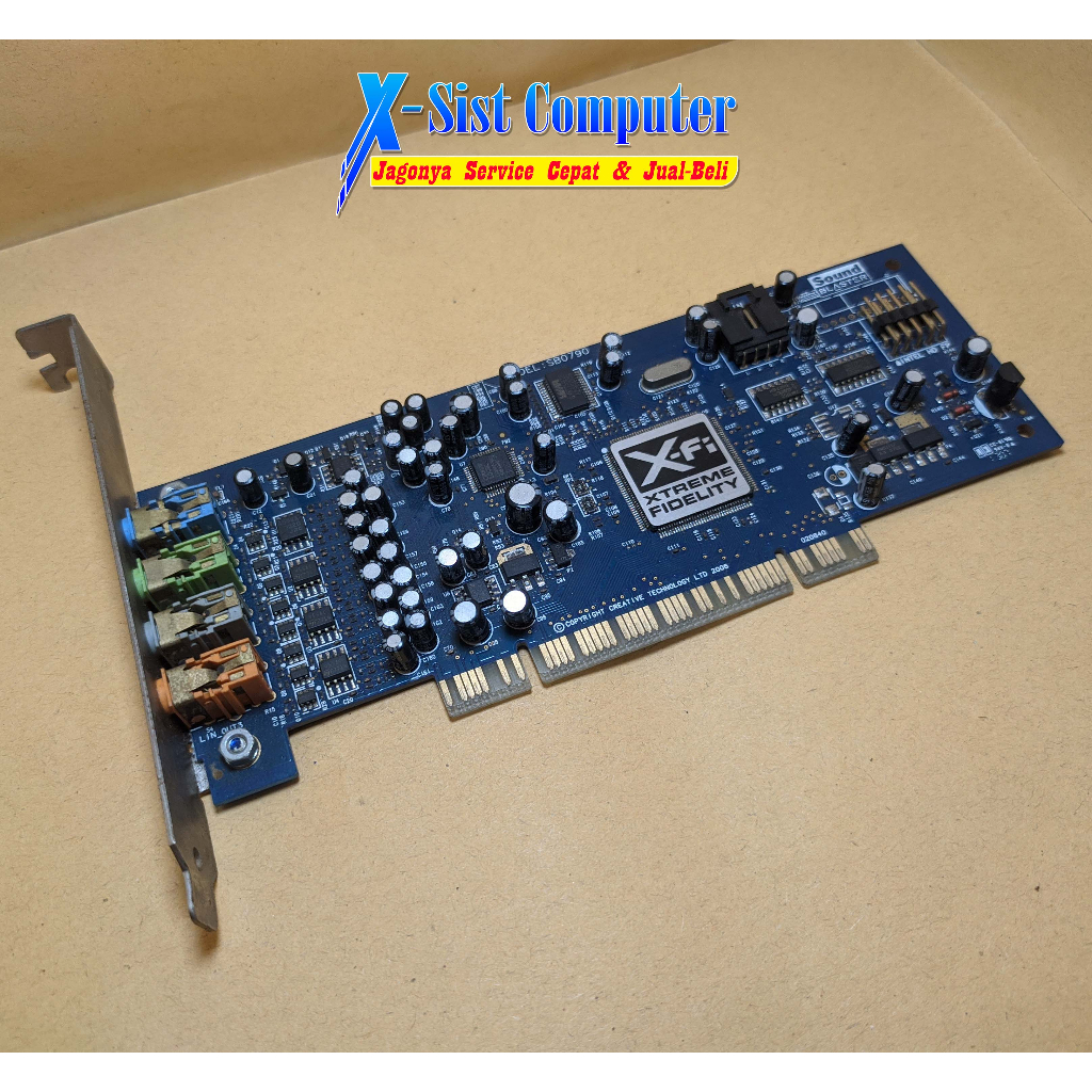 SOUND CARD CREATIVE BLASTER XFI XTREME FIDELITY AUDIO 24BIT 5.1