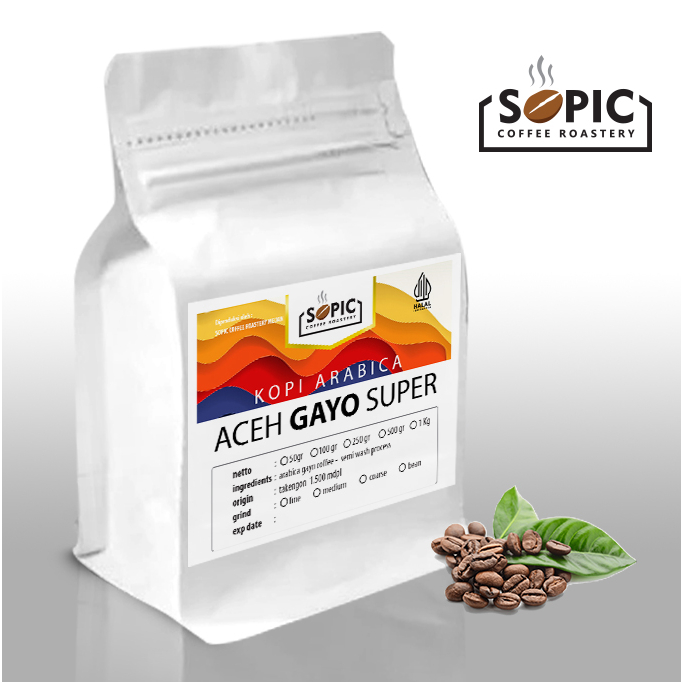 

Kopi Arabica Aceh Gayo Super 250 gr