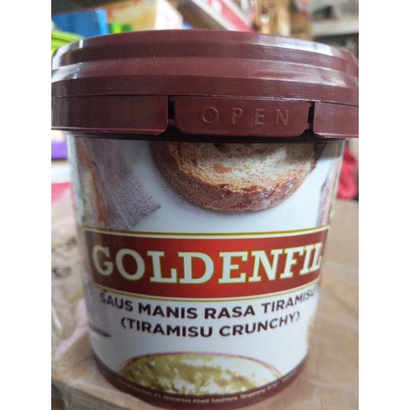 

selai goldenfil tiramisu Crunchy 1kg selai tiramisu Crunchy