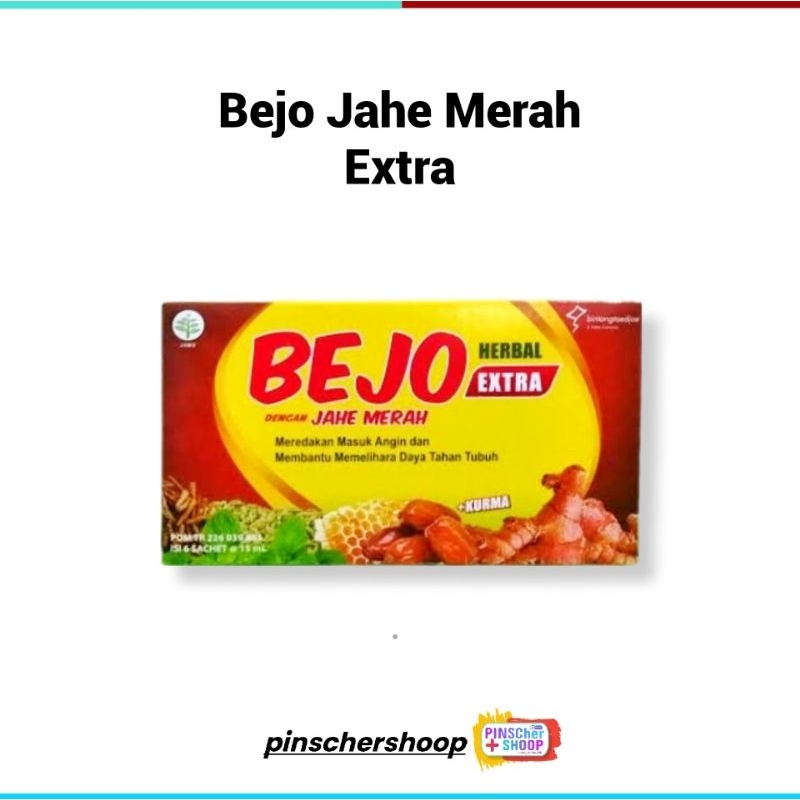 

Bejo Jahe Merah Extra isi 6 Sachet / Box