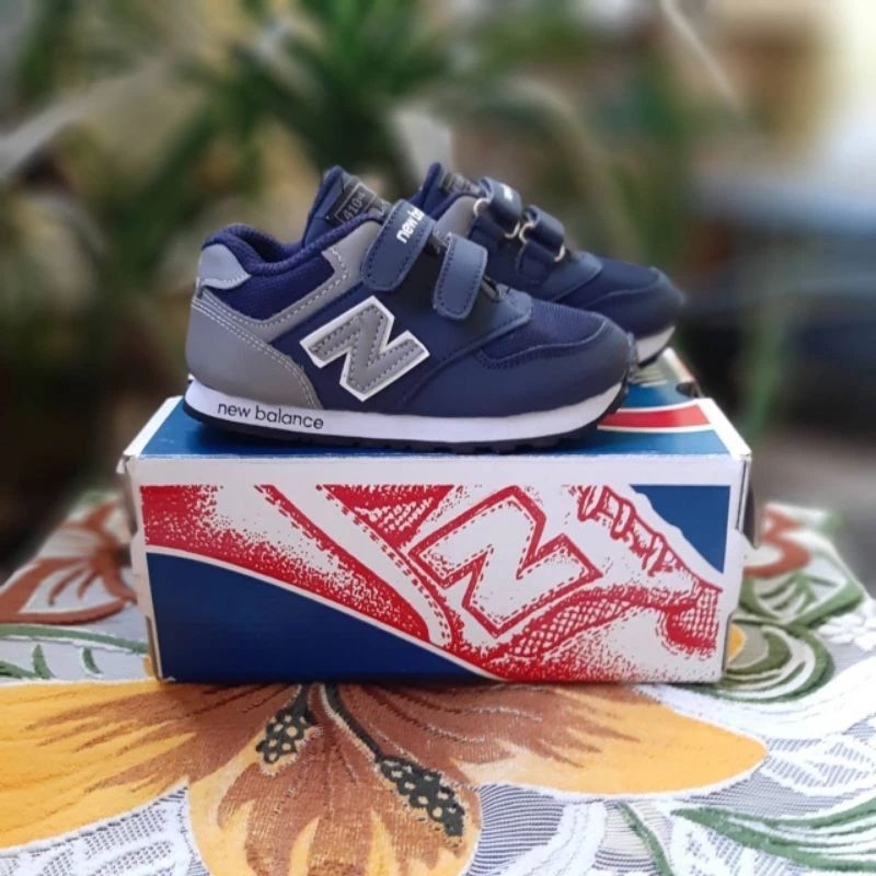 NB Navy abu Nb Navy Abu Sepatu Anak Cwok/Cwk Usia 3/6thn Sepatu Anak Laki Laki Sepatu Anak Laki Laki