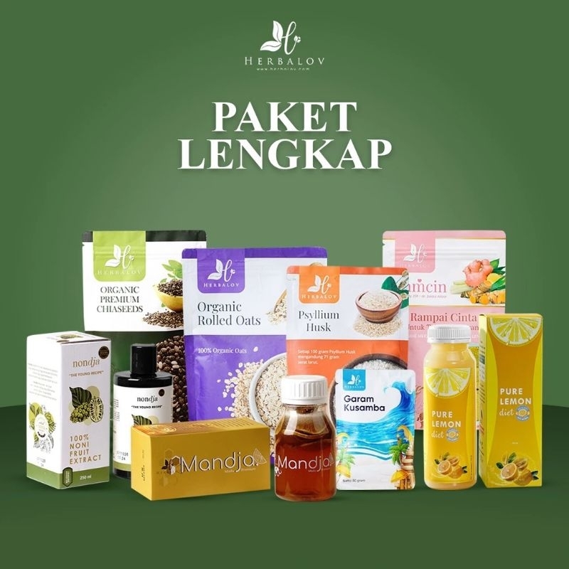 

BUNDLING PAKET LENGKAP DIET BAHAGIA HERBALOV BY MAMALYN FREE BIMBINGAN DAN SUPPORT