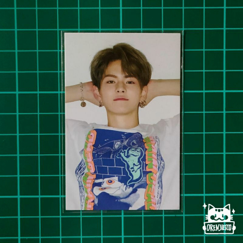 TREASURE YOSHI MD KEYRING PC PHOTOCARD ILY I LOVE YOU TYPE BLUE VER THE FIRST STEP TFS