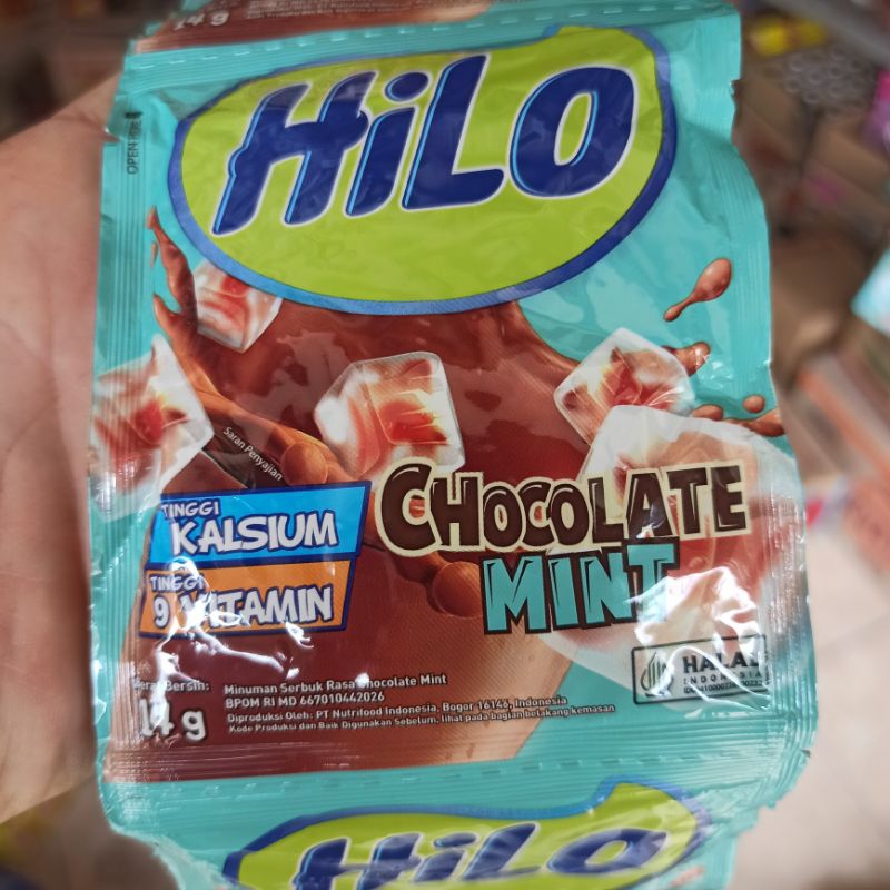 

Minuman Serbuk HILO Rasa Cokelat Mint