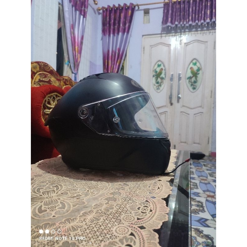 kyt nfr black dof  size L busa pake nx race udh eqrs slot icc