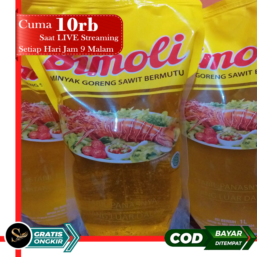 

Minyak Goreng Sawit BIMOLI Kemasan 1 Liter Murah Minyak Goreng Bimoli Pouch 1liter Stabil Panas Matang Luar Dalam