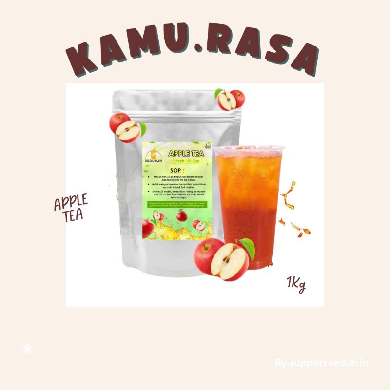 

BUBUK POWDER APPLE TEA 1Kg