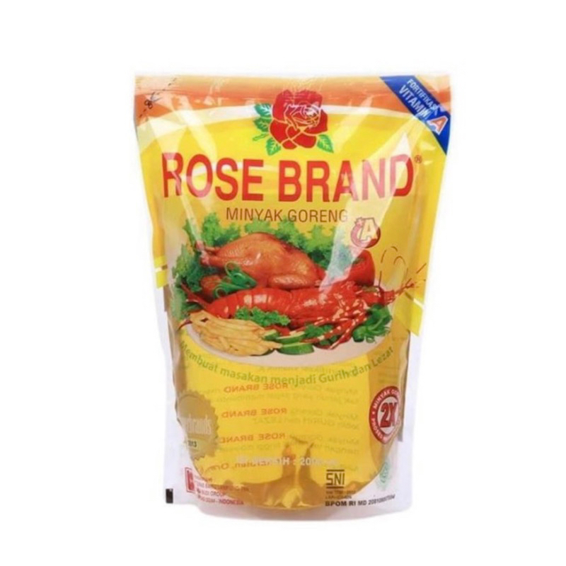 

Minyak goreng 2L Rose Brand