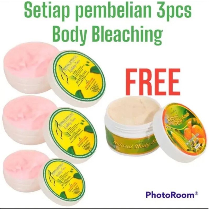 BIMBALO 3 BODY BLEACHING GRATIS LULUR BIMBALO