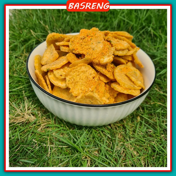 

Basreng mbokgenduk bakso goreng renyah rasa pedas camilan santai cemilan keluarga